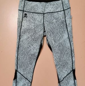 Lululemon Pace Rival Crops Soul Cycle Jacquard